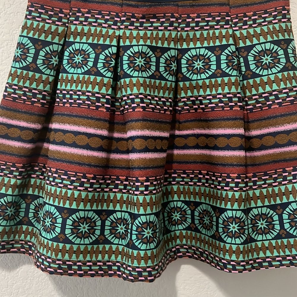 NOMAD MORGAN (Anthropologie) Carper Print Skirt, Size 6 - Picture 3 of 10